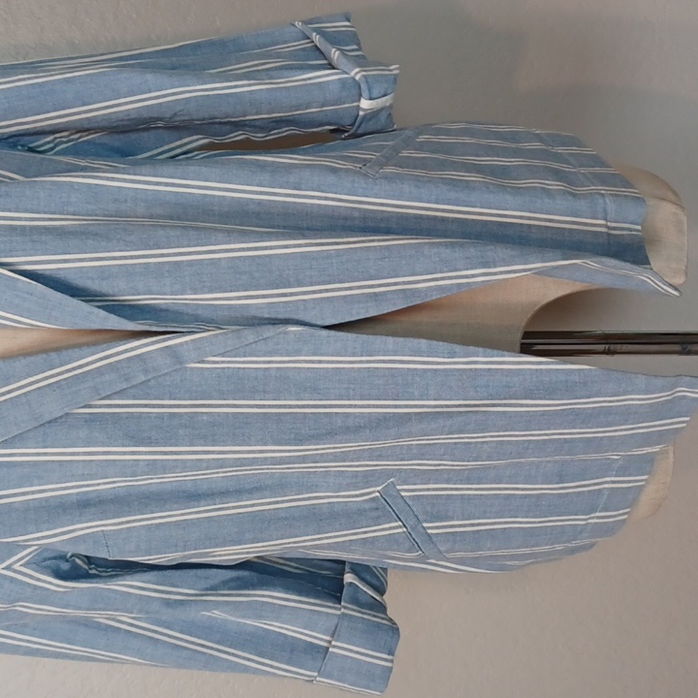 Chico's Striped Blazer Size 2 - Picture 3 of 10